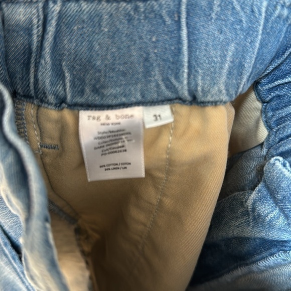 Rag & Bone Paper Bag Lightweight Denim Shorts Size 31 - Picture 5 of 8